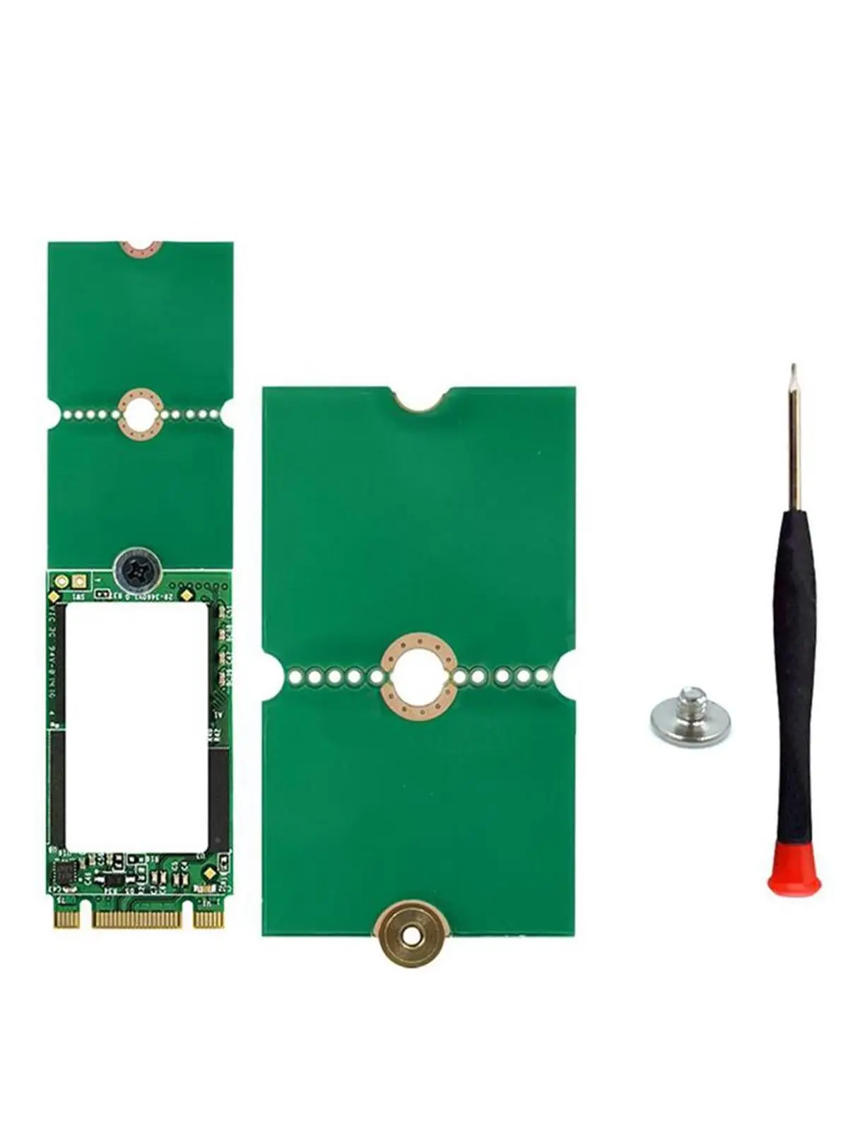 1Pcs NGFF M.2 SSD Adapter Card 2242 To 2280 2230 To 2280 Transfer Card Adapter Expansion Rack Board Riser Convert