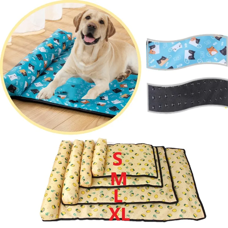 Pet Ice Silk Pad Dog Cat Pad Cool Pad Dog beds for Large and Small dog