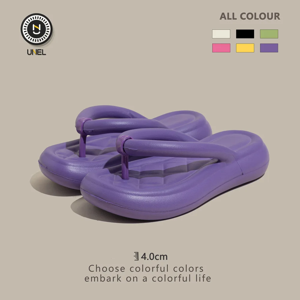 Fashion Women Flip Flops Summer Beach Platform Slippers Casual Outside Wedges Sandals Summer Women Shoes