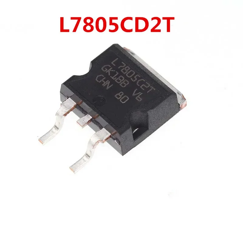 

10Pcs 100% New Original L7805CD2T-TR TO-263 SMD 7805 L7805C2T Three Terminal Regulator IC Chip in stock wholesale