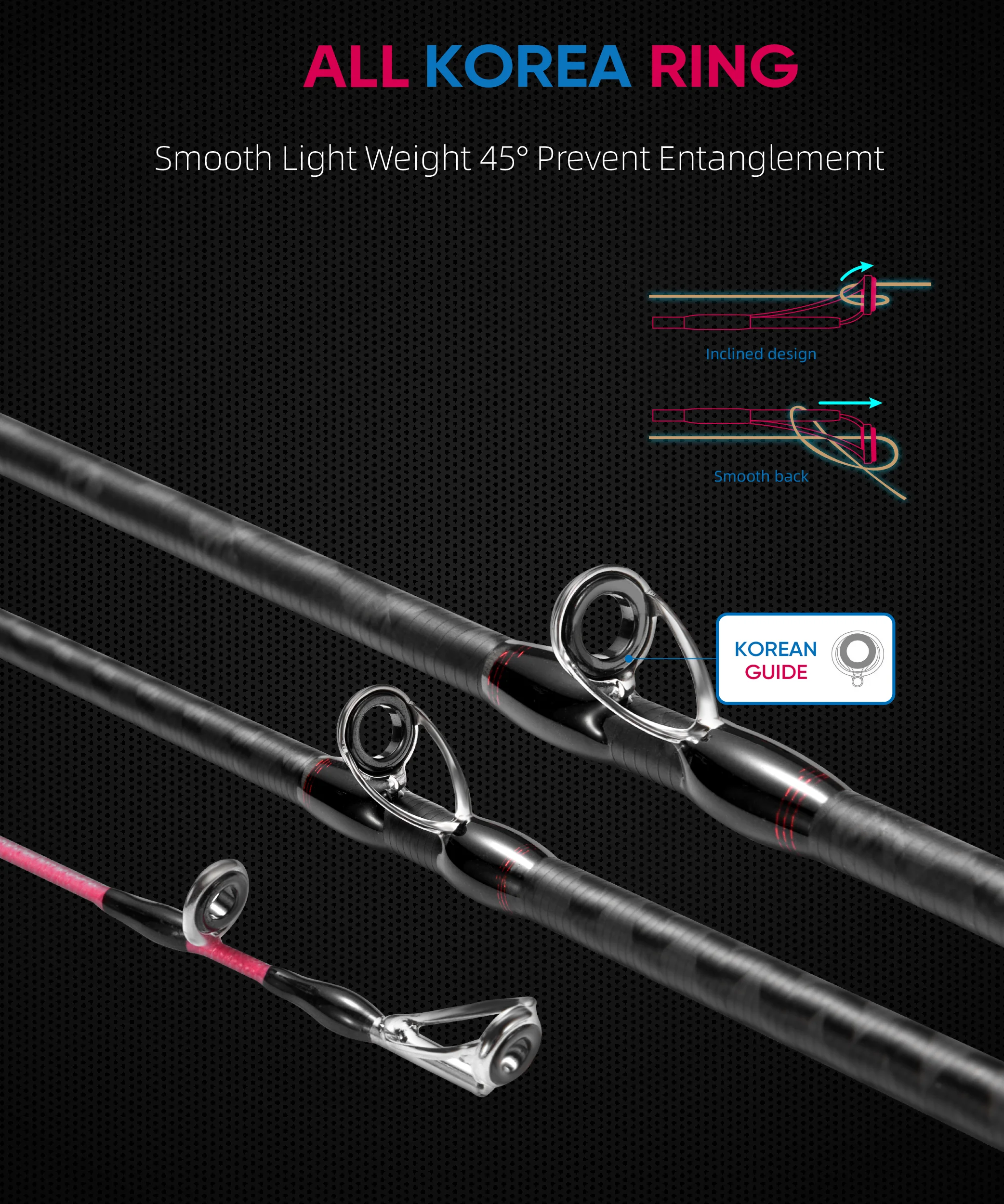 SOLOKING ZENITH Serie FOX ARC Angelrute Tianium Spitze Tintenfisch Octopus Angeln Casting Rod Tintenfisch Boot Angeln webfooted – Detail 3