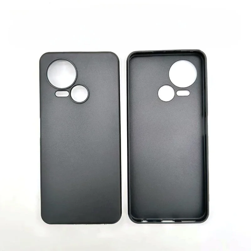 Frosted Black Silicone TPU Case - Soft Shell Protective Cover