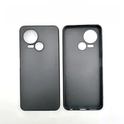 Frosted Black Silicone TPU Case - Soft Shell Protective Cover for Frosted Black (Spark 10 5G)