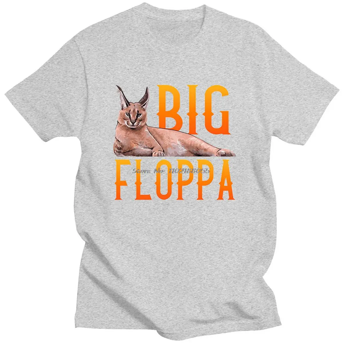 Venda quente popular casal usar grande floppa meme bonito caracal gato  imprimir casal hip-pop camiseta confortável de alta qualidade o-pescoço t -  AliExpress