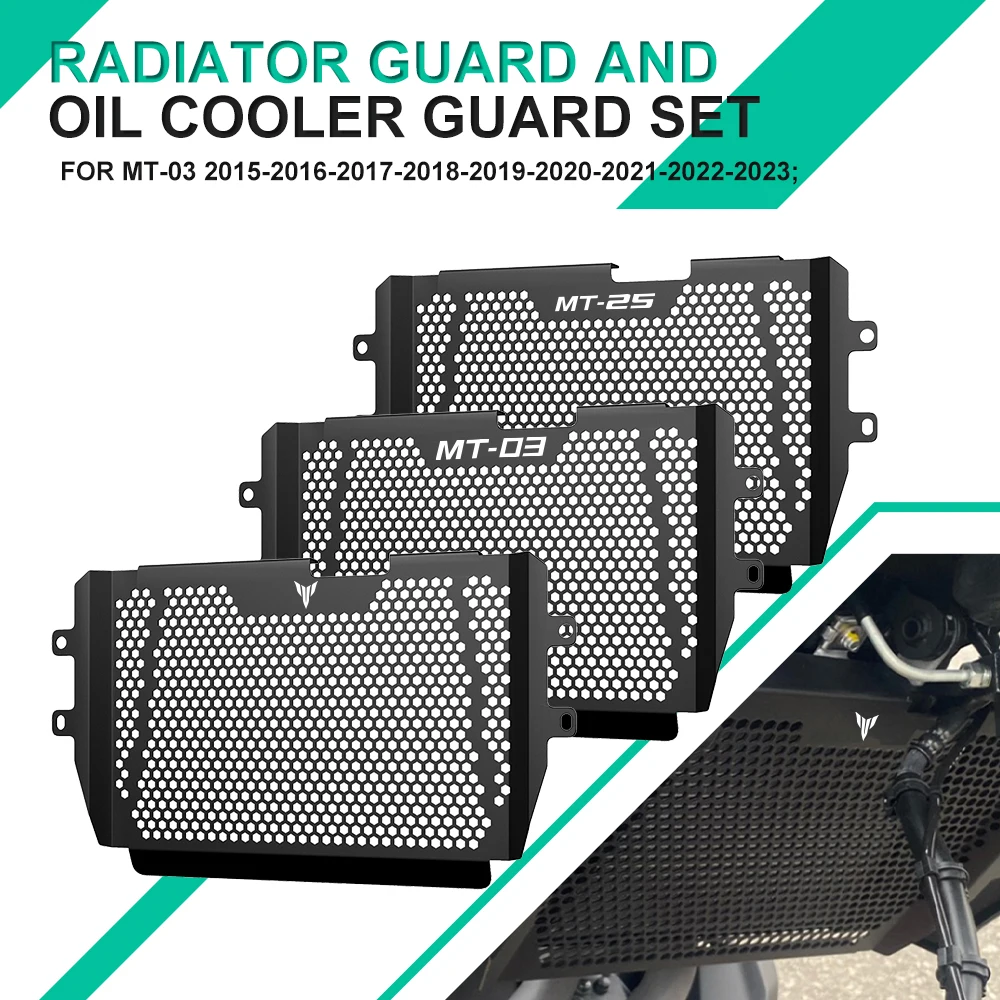 

Motorcycle Radiator Grille Grill Guard Cover Protector For Yamaha MT-03 MT25 MT-25 MT mt 03 25 2015 -2020 2021 2023 Accessories