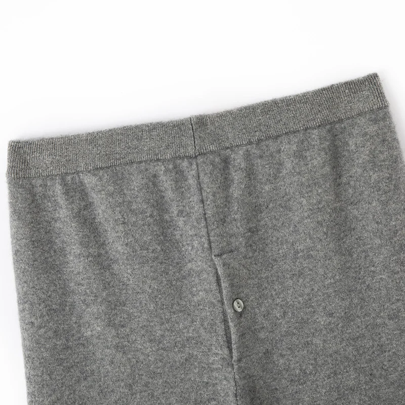 2024 Autumn/Winter New Collection (100% Cashmere) Men's Thick Warm Cashmere Pants 3