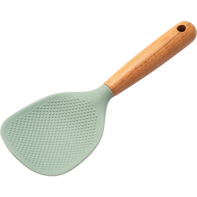 Silicone Heat-Resistant Non-Stick Rice Spoon - Premium Kitchen Tool