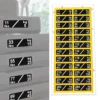 Weight Stack Labels 5kg to 150kg Weight Block Label Sticker Number Stickers 6