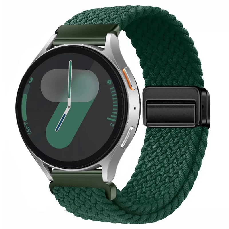 Braided Nylon Magnetic Bracelet Strap - 20mm/22mm