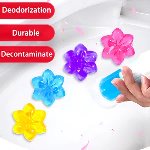 Bref WC Brilliant Gel Duopack toilet Block Flower Cleaning Balls You Can  Hang On Your Toilet - AliExpress