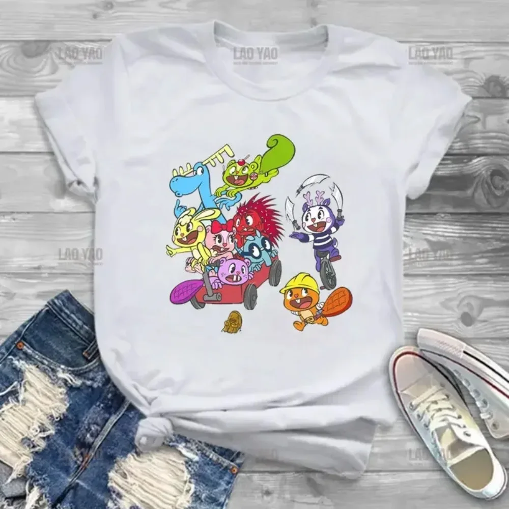 2025 夏の漫画アニメーション Tシャツかわいいすべてのキャラクター