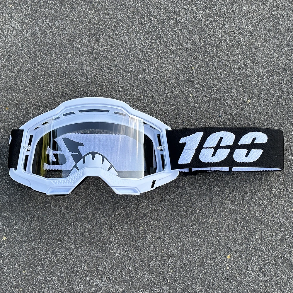 100: Motorradbrille, Motocross-Rennbrille, Motorradbrille, Motocross-Brille, Brille, Radfahren, MTB-Brille – Detail 1