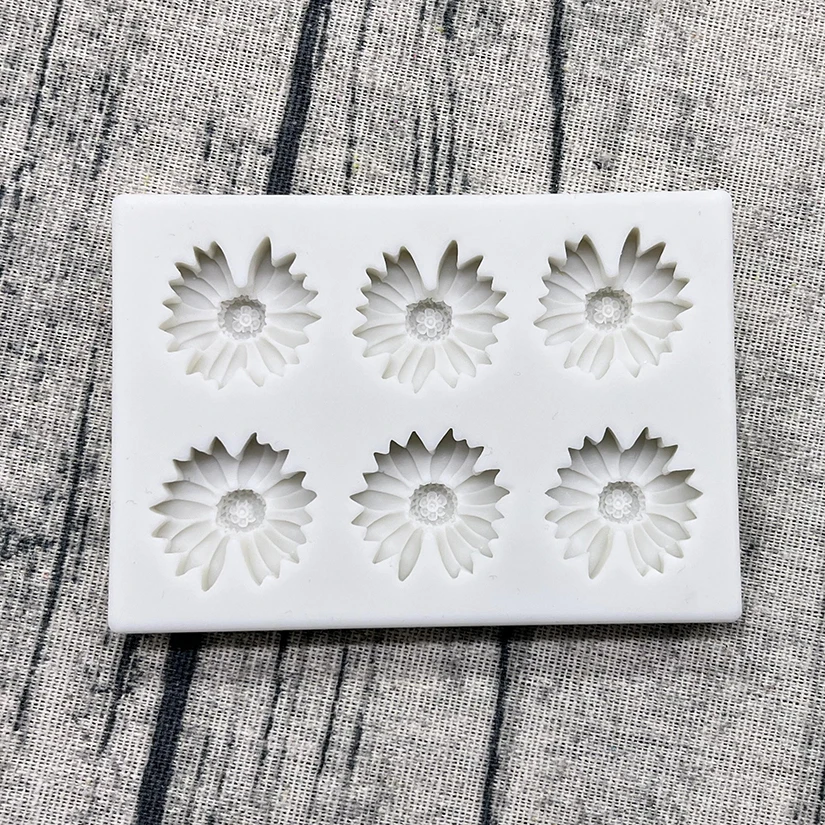 Mini Rose Camellia Daisy Flower Silicone Mold for Sugarcraft Cookie Cupcake Chocolate B... - SKU RFSM2209 - UGI Packaging