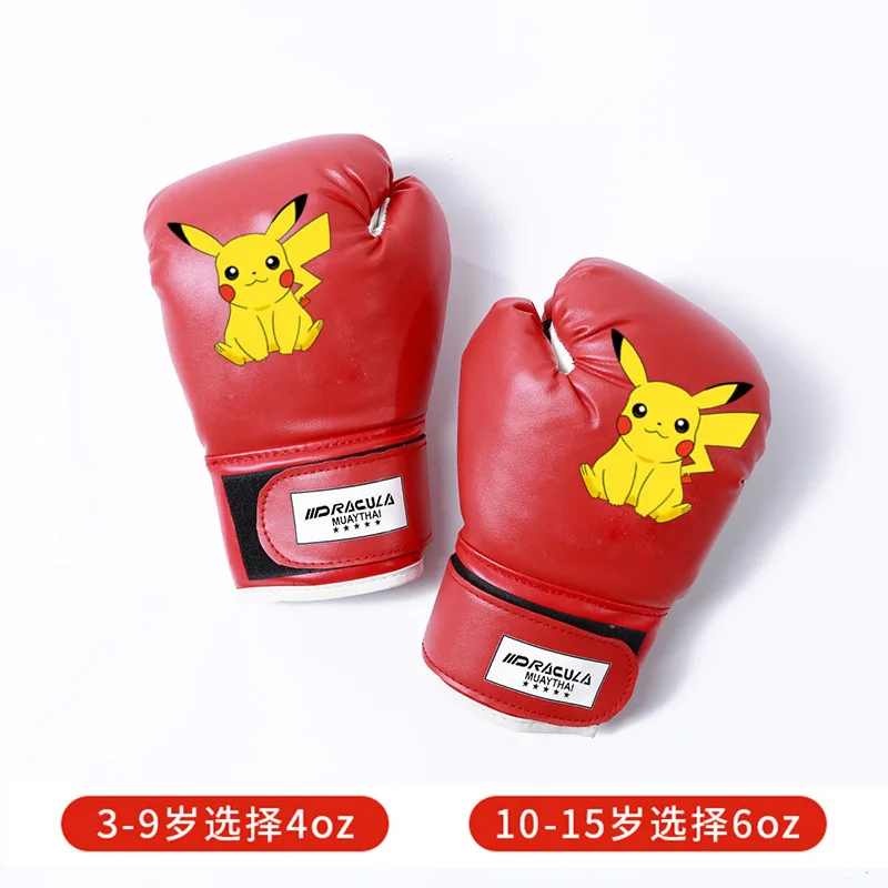 New Pokemon Gloves Pikachu Boys Girls Sparring Fighting 3-13 Years