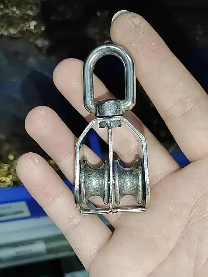 10 Pulegge M20 In Acciaio Inox 304 - Per Fino A 6mm, Capacità 75kg - Foto 3