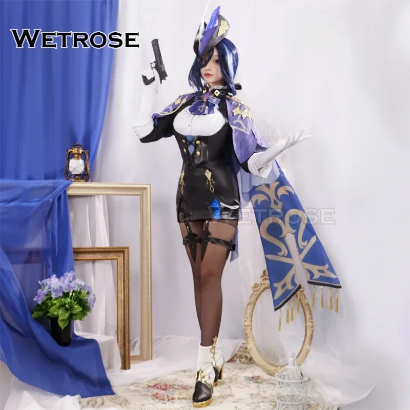 【送料無料/即納】  Wetrose]在庫あり クロリンデ コスプレ衣装 原神 Clorinde コスプレ衣装