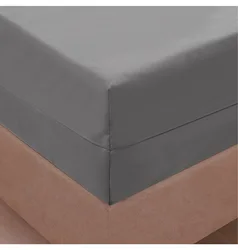 Waterproof Fully Enclosed Mattress Protector with Zipper - Queen 152X203X46cm (Gray)
