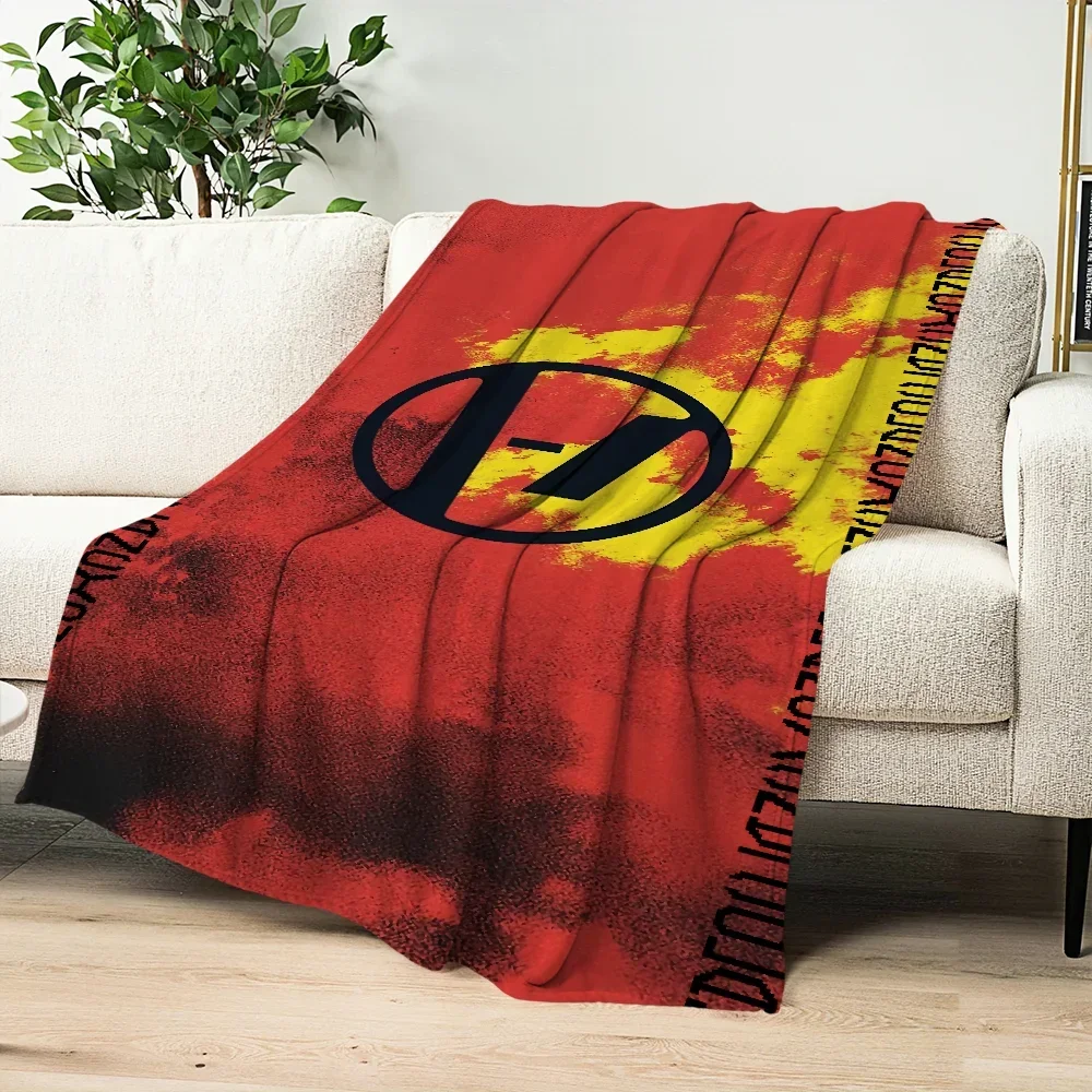 Band T-Twenty One P-Pilots Clancy Printed comfortable sofa living room bedroom Plush blanket suitable for home travel and gifts 5
