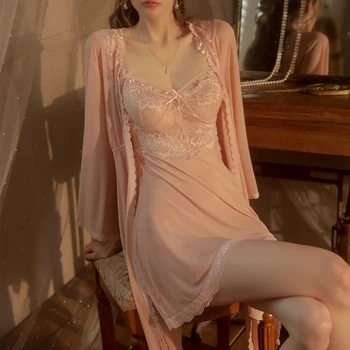 Alternative view of Floral Lace Low Back Nightdress