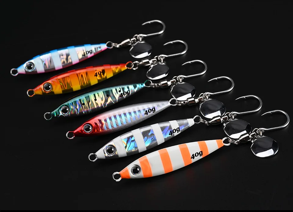 BLUX Blade Shotel Casting Jig 30g 40g 60g Metall Jigging Löffel Spanische Makrele Bass Off Shore künstliche Köder Salzwasser Tackle – Detail 3