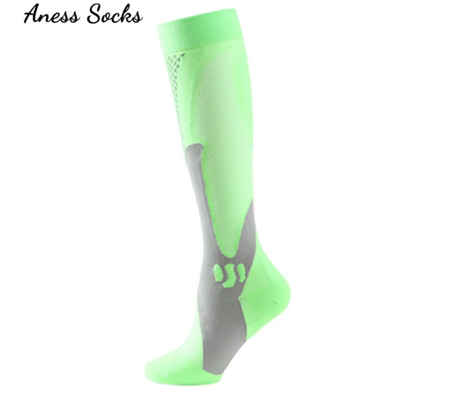 Men Women Beautiful Leg Sports Compression Socks Jogging Climbing Riding Elastic Socks Basketball Sports Yoga Jump Rope Socks AA