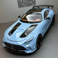1:18 Mercedes-Benz AMG GT Sports car Alloy Car Model Sound And Light Pull Back Toy Car Die-Cast Boys Collection Decoration Gift 2