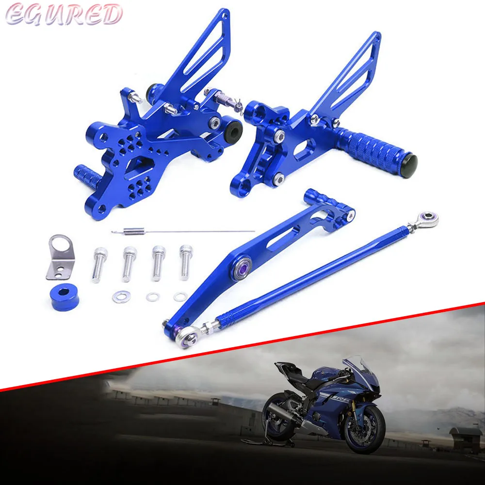

Задние подножки для мотоцикла с ЧПУ для YAMAHA YZF-R6 YZFR6 YZF R6 2006-2016