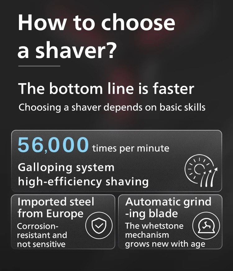 Philips S1113 Electric Shaver - USB Rechargeable Stainless Steel Razor with PowerCut Blades