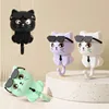 Cartoon Cat Hook Self Adhesive Dormitory Bedroom Door Hangers Hooks Key Umbrella Towel Cap Coat Rack Wall Decoration Rack 2