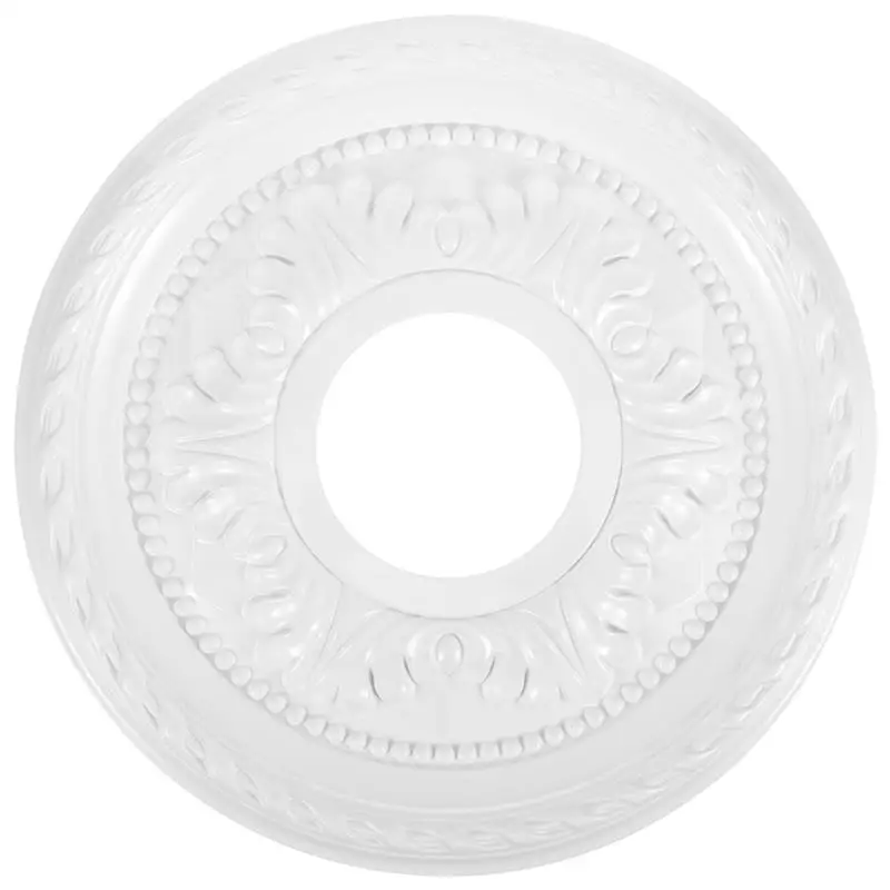 Medallón Para Lámpara De Techo - Decorativo, Estilo Europeo, PU, Diámetro 31.5 Cm