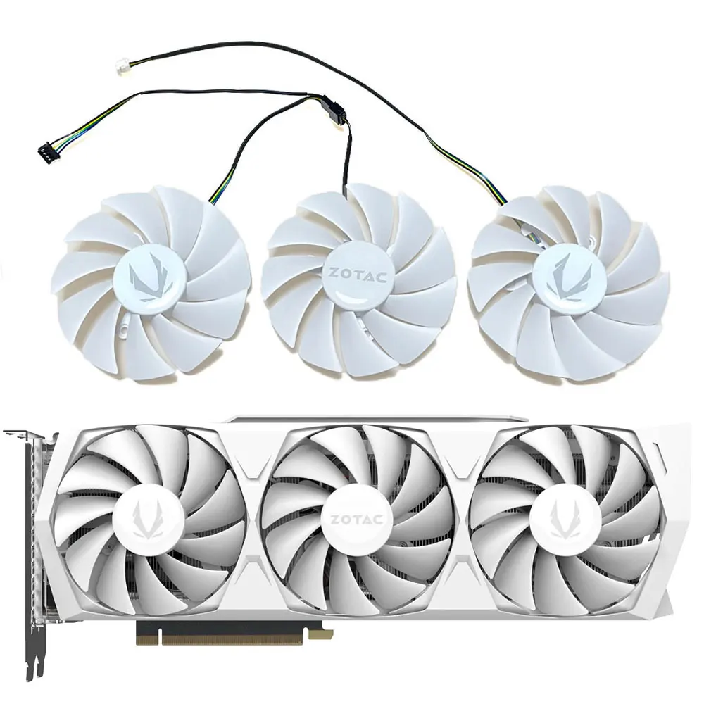 

CF9015H12S GA92S2U RTX 3080 Trinity OC FANS，For ZOTAC RTX 3090、RTX 3080TI、RTX 3080、RTX 3070TI Trinity OC Video card cooling fan