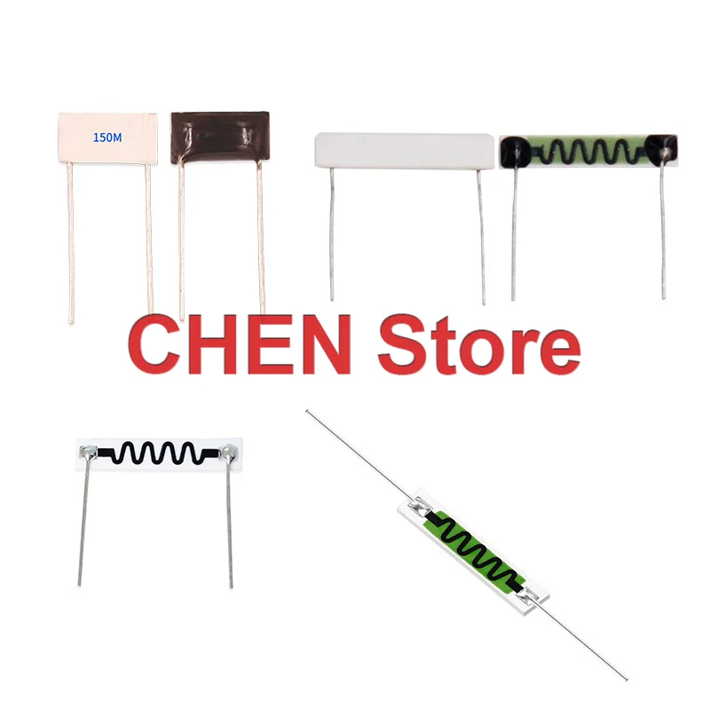 Resistor R82 NEW RI82 22X4MM 25X5MM 25X10MM 33X8MM 38X10MM Chip ceramic metal glass ...