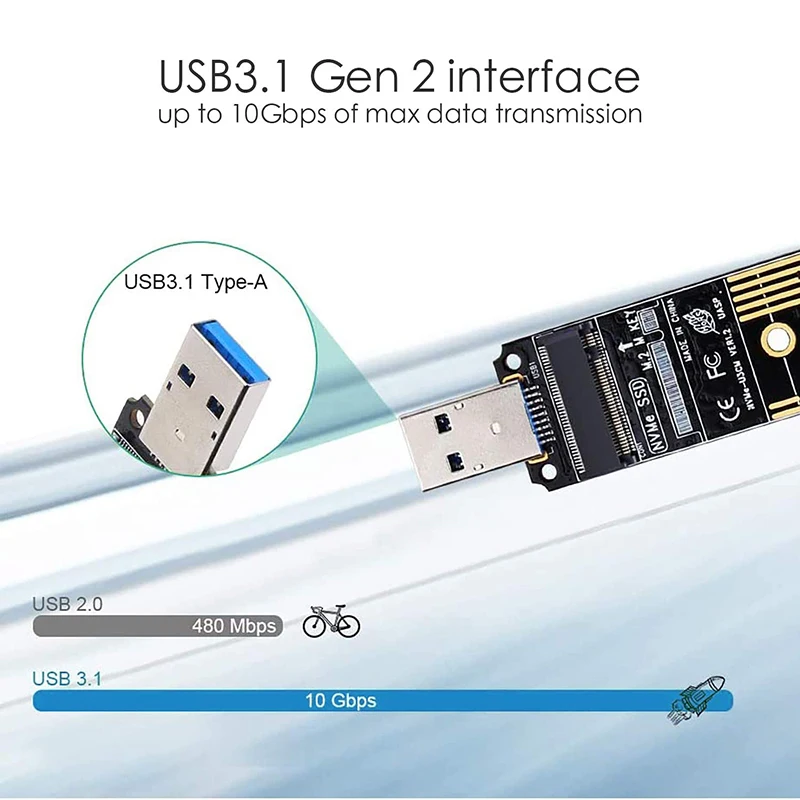 

Портативный адаптер Usb 3,1, двойной протокол M.2, корпус для Ssd, прямое подключение, алюминиевый корпус, адаптер для Ssd, КОМПАКТНЫЙ ДИСК