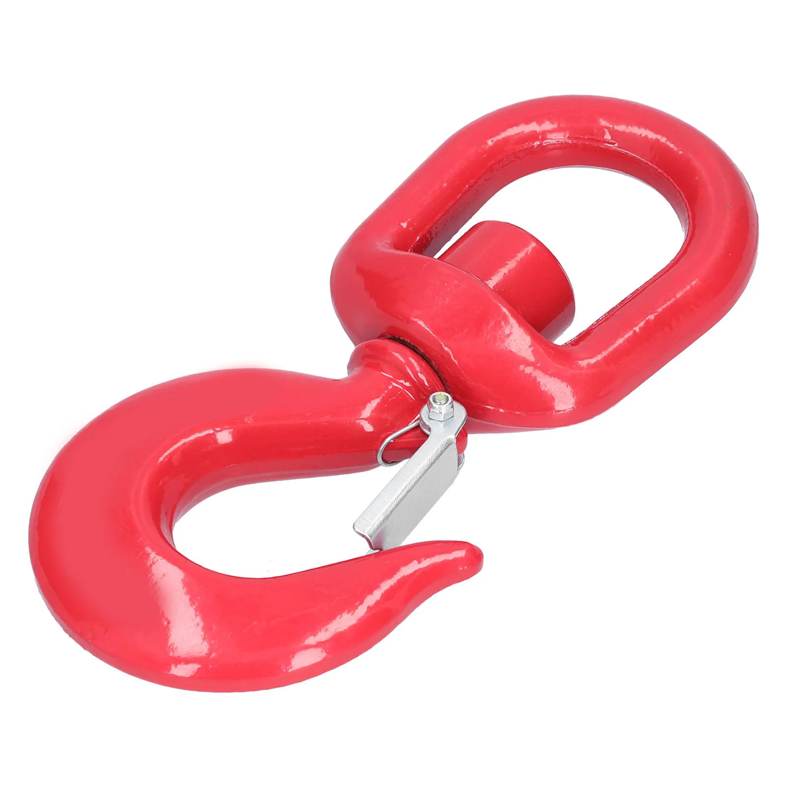 Crane Hook Alloy Steel Lifting Hooks 2 Tons Rated Load Easy Install 8 Tons Breaking Force for Trailers for Port Transportation