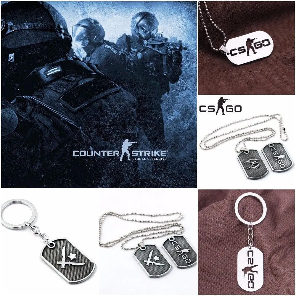New Game Hollow Counter Strike CSGO Metal Pendant Accessories Keychain for Men Women Porte Clef Llaveros Chaveiro Carro Gift |