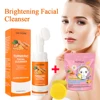 Turmeric Face Cleanser 40pcs Turmeric Kojic Acid Facial Exfoliating Cleansing Pads Reduce Dark Spots Skin Brightening Face Wash 1