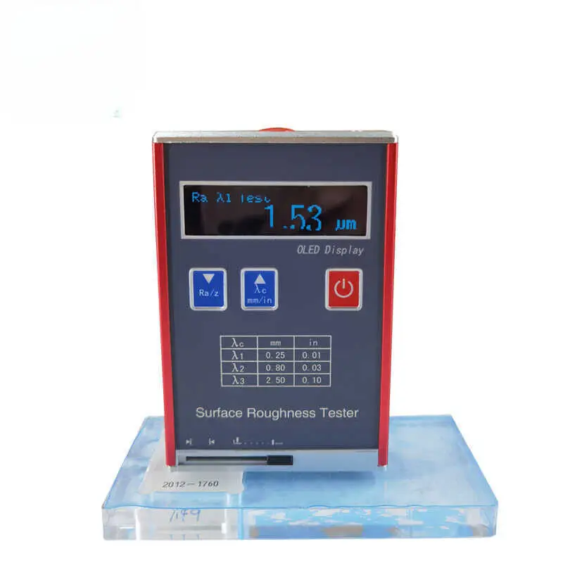 Digital Pocket Surface Roughness Tester Meter (RaRzRq Rt) 1.25mm 4.0mm For Materials Surface Test Customizable