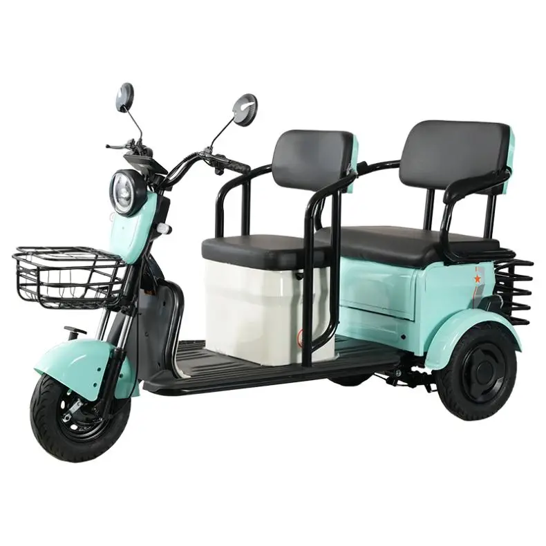 

14-дюймовый съемный аккумулятор, 3-колесный Электрический скутер для гольфа, Электрический трехколесный велосипед