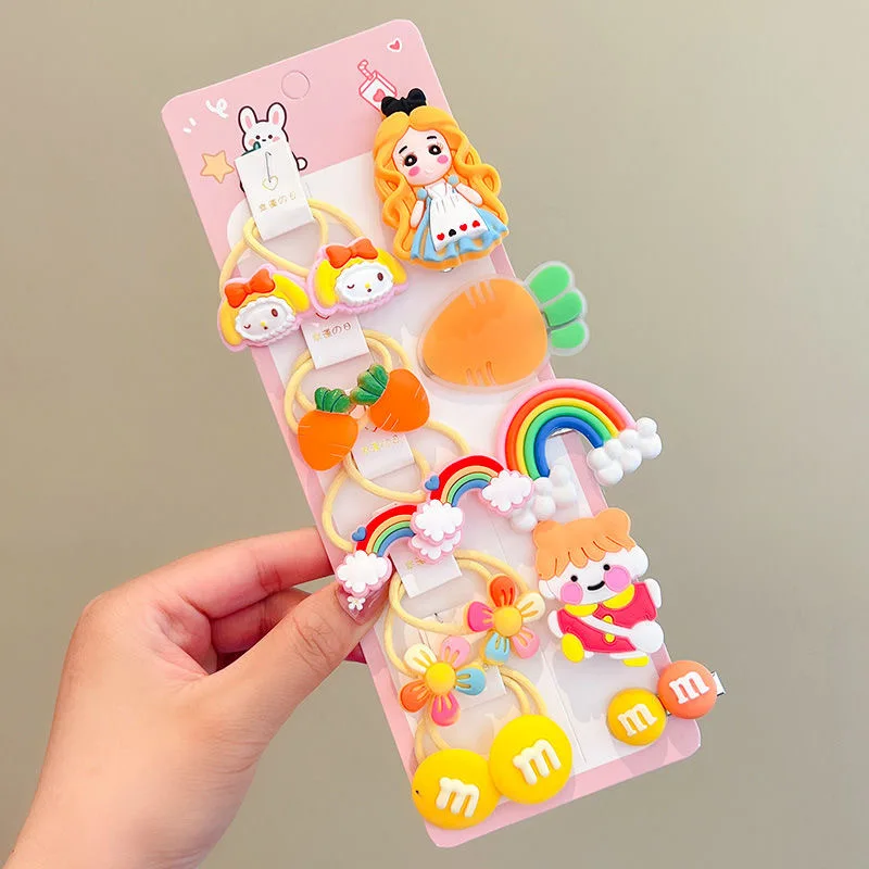 Set Lovely Sanrio Melody Cinnamoroll Character Decorative Hair Side Clips Cute Hair Fringe Clips For Women And Girls Wear