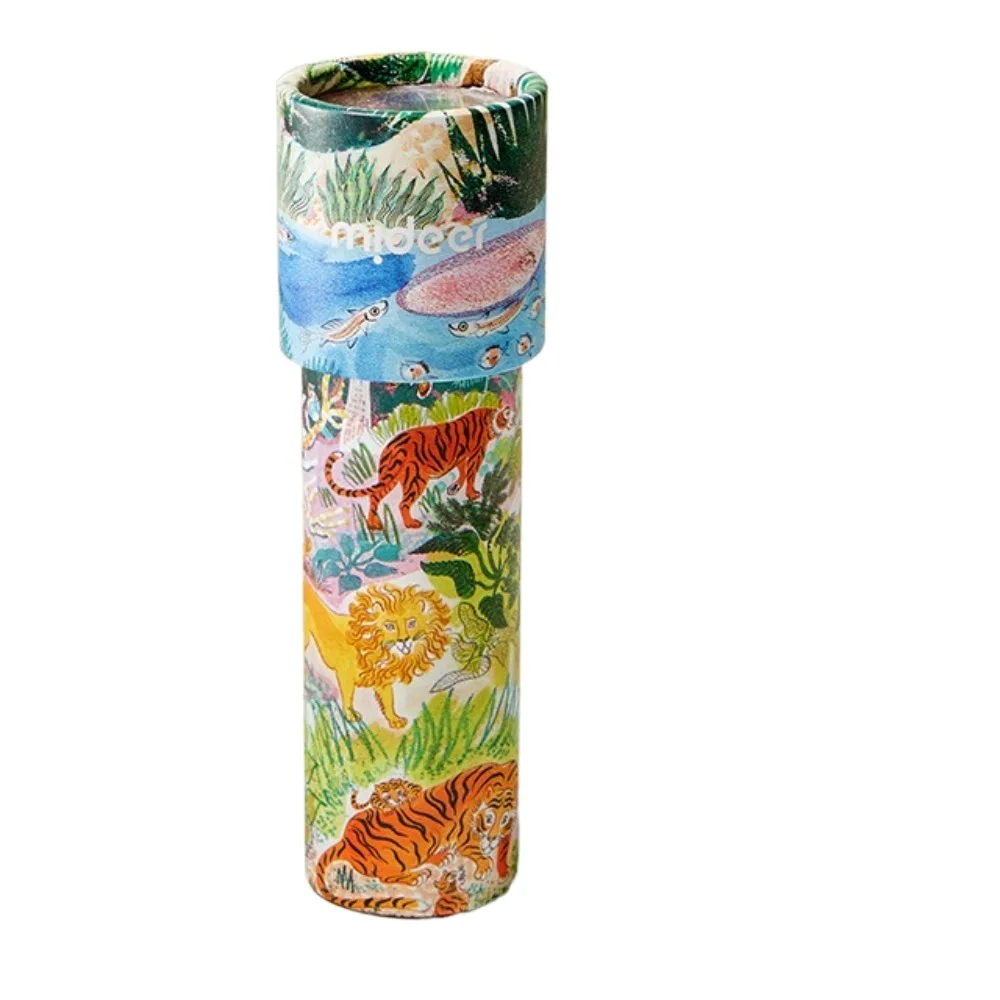 Cartoon The Very Hungry Caterpillar Kaleidoscope Scalable Puzzle Educational Optical Toy Changeful Imaginative Children