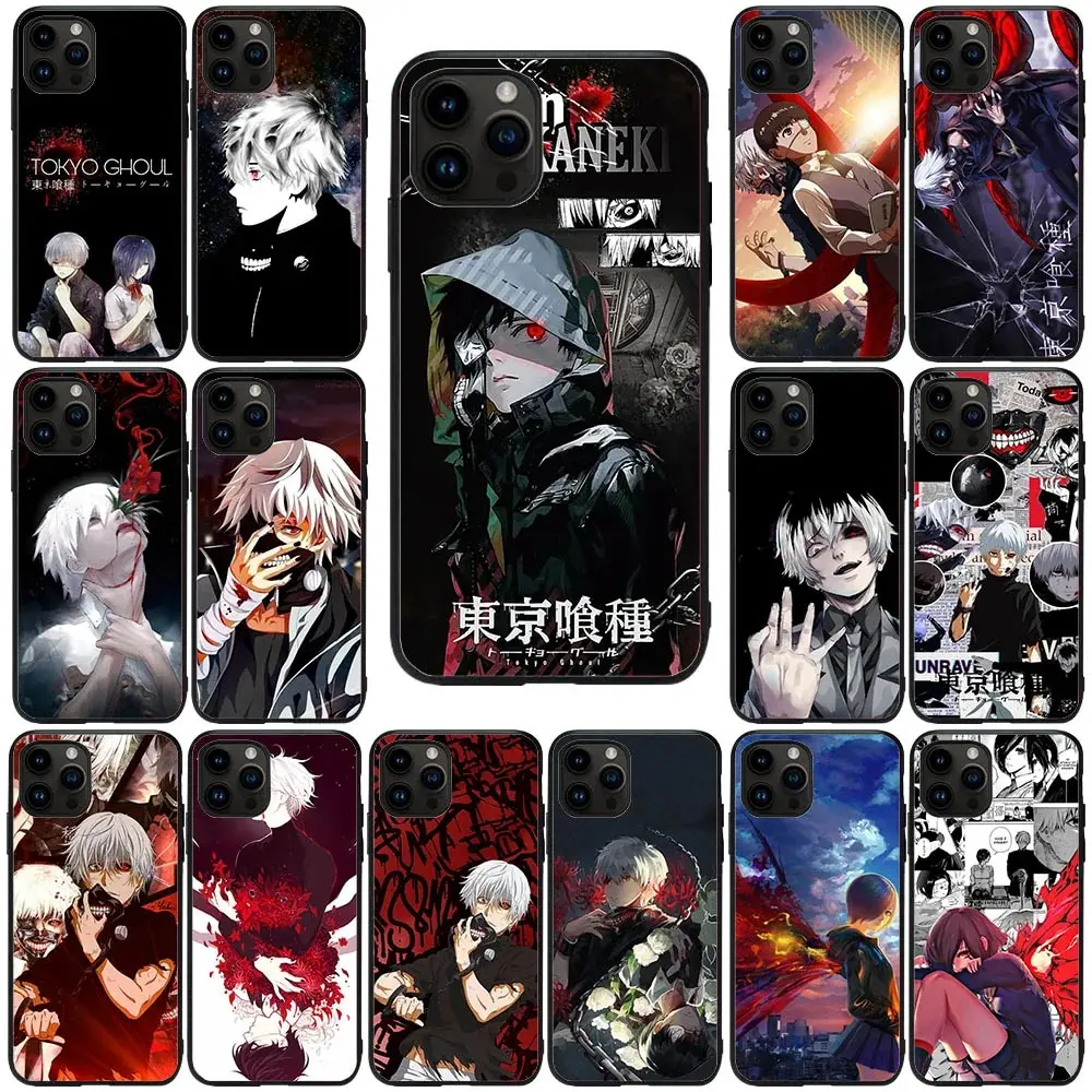Js-65 Tokyo Ghoul Custodia Morbida Per Samsung S10 S20 S21 A20 A30 S7 Edge S8 S9 A81 S10E Fe Lite Plus