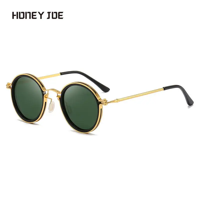 

Retro Vintage Round Metal Frame Polarized Sunglasses Men's Women's Sun Glasses Outdoor Punk Steampunk Eyewear Shades UV400 New