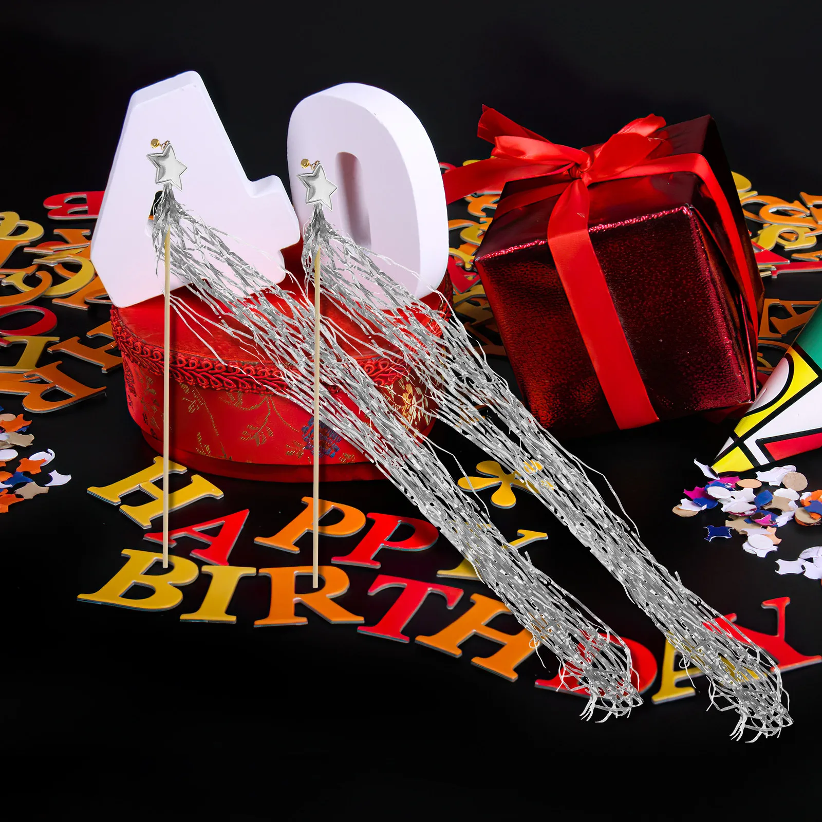 10Pcs 스타 요정 지팡이 스틱 훌륭한 솜씨 어린이 드레스업 파티 용품 축제 놀이 생일 휴일 선물 아이디어