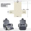 1 Seater Recliner Sofa Slipcover Pets Dog Kids Mat Solid Color Non-slip Recliner Couch Cover Four Seasons Sofa Armchair Mats 2
