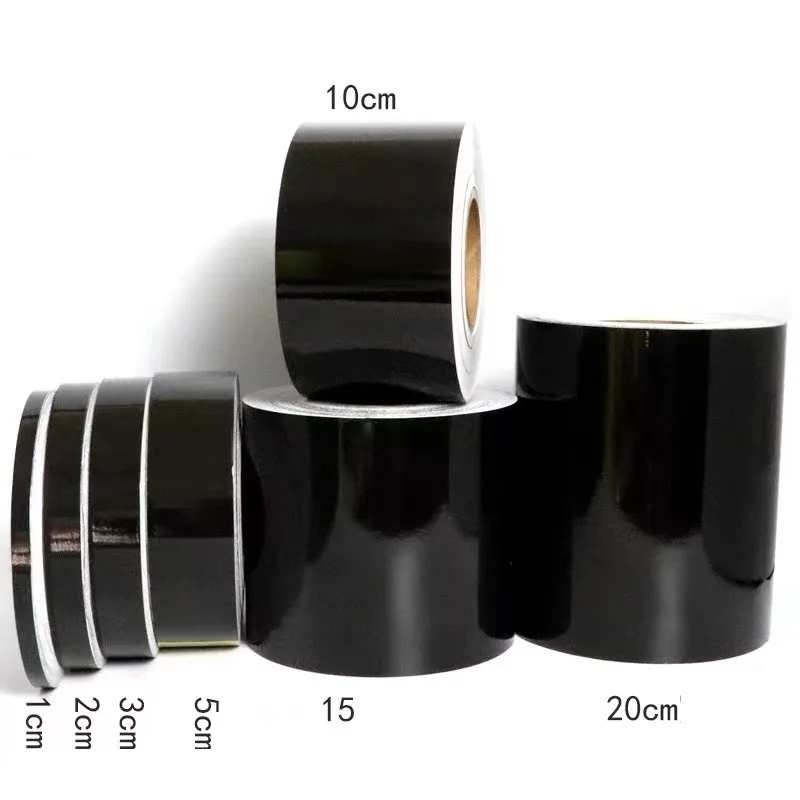 Reflective Tape Black Reflective Sticker Tape High Brightness Collision Warning Waterproof