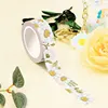 1PC. Decorative INS Style Daisy Peaches Terrazzo Library Books Constellations Floral Masking Washi Tapes Cute Journal Stationery 2