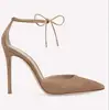  M 2024  Classy Bowknot Pointed Toe Women's Shoes High Heel Elegant Sandals Shallow Mouth Shoes Bag Set Women 5