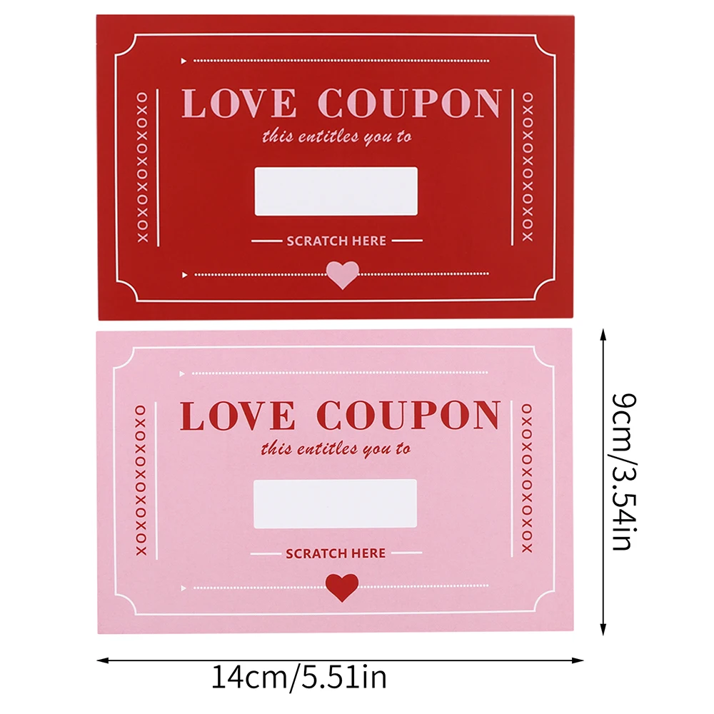 Romantic Scratch-Off Coupon Book - Fun Date Night & Anniversary Activity Cards, Perfect Valentine's Day Gift