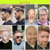 Full Swiss Lace Men Toupee Human Hair Front Bleach Men Wig Breathable Men Hair Prosthesis Replacement Systems Unit Men Capillary 6