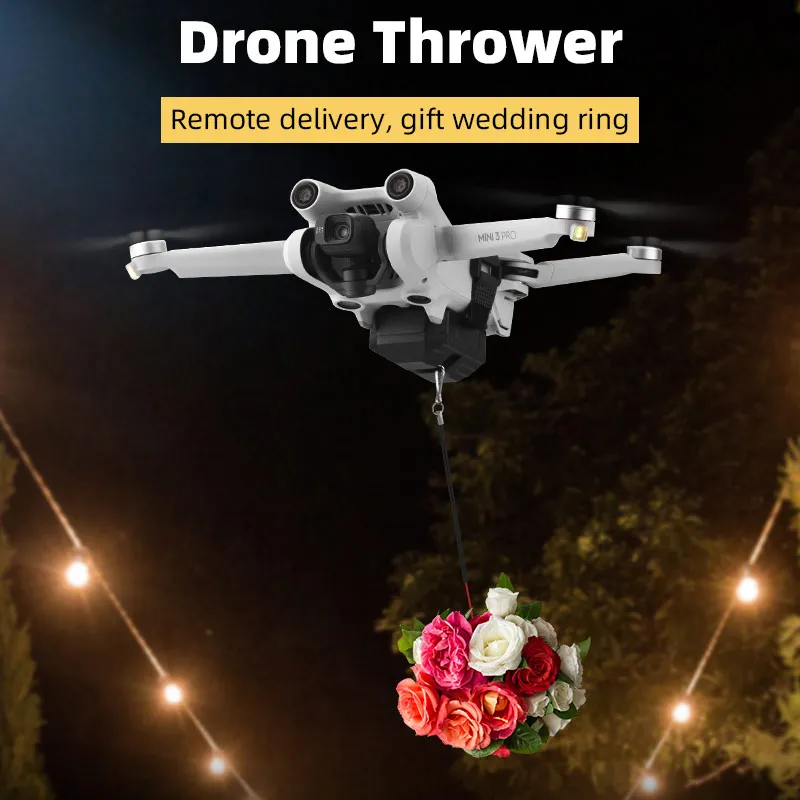 Airdrop System with Landing Gear Fishing Bait Wedding Ring Gift Deliver  Life Rescue Thrower For DJI MINI 3 Pro Drone - AliExpress
